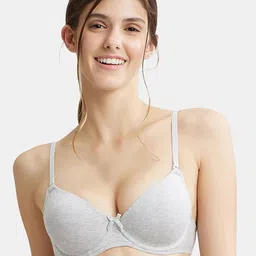 Jockey UnderWired Padded Cotton Medium Coverage Multiway Styling Tshirt Bra-1245-39