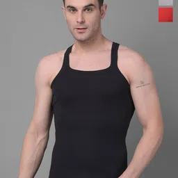 Dollar Bigboss Men Pack of 3 Combed Cotton Racerback Styled Gym Vest-image-41