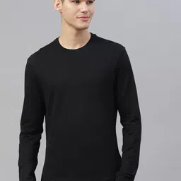 Marks & Spencer Men Pure Cotton Solid T-shirt-image-62