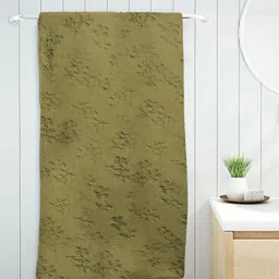 FABINALIV Olive Green 1 Cotton 400 GSM Bath Towel-image-57
