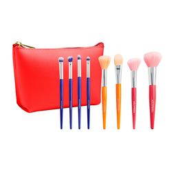RELOVE All You Need 8 Pcs Makeup Brush Set with Pouch-24