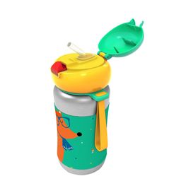Rabitat Kids Green & Yellow Printed Sipper Water Bottle-42