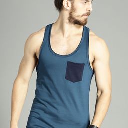 Roadster Time Travlr Men Sleveless T-shirt with Raw Edges-image-22