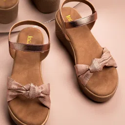 Inc 5 Textured Open Toe Wedge Heels-8