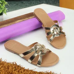 Carlton London Open Toe Flats-16
