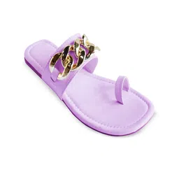 Krelin Embellished Leather One Toe Flats-25