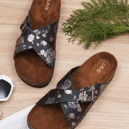 Lavie Women Printed Open Toe Flats-image-22
