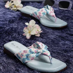 Retro Walk Printed Open Toe Flats-20