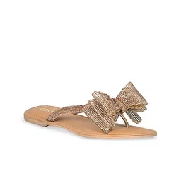 Eske Women Embellished T-Strap Flats with Bows-image-40
