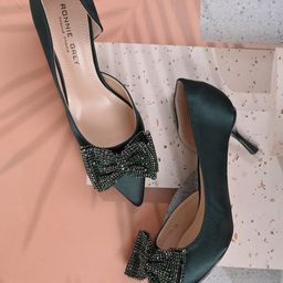 Ronnie Grey Embellished PU Stiletto Heels-56
