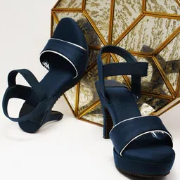 Try Me Strappy Open Toe Block Heels-0