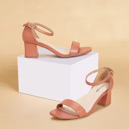 Forever Glam by Pantaloons Open Toe Block Heels-0