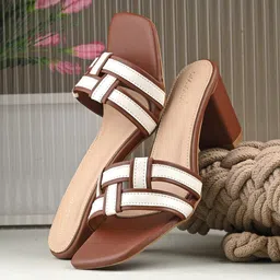 CLOG LONDON Block Mules with Bows-54