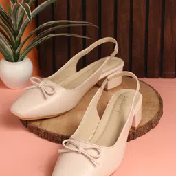 DressBerry Women Block Mules with Bows-13
