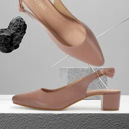 ICONICS Pointed Toe Work Block Mules With Buckles-10