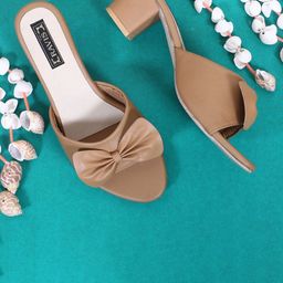 Ravis Bow Embellished Block Heels-6