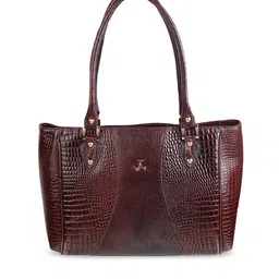 Mochi Animal Textured Leather Structured Shoulder Bag-54