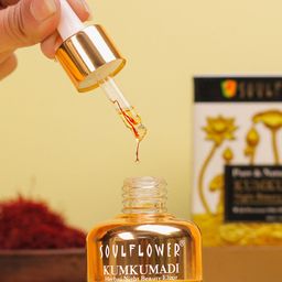 Soulflower Pure Kumkumadi Tailam Overnight Face Oil in Serum with Kesar For Glow - 30ml-42