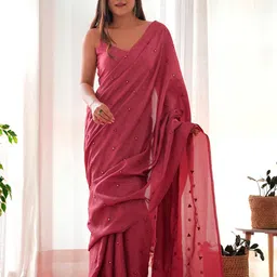 Anouk Embellished Gotta Patti Designer Saree-20