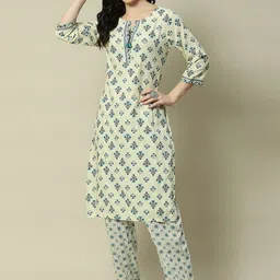 Rangriti Ethnic Motifs Printed Kurta with Palazzos-image-33