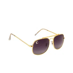 Clark N Palmer Unisex Square Sunglasses with Polarised and UV Protected Lens CNP-SBN-871-0