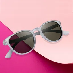 Peter Jones Eyewear Unisex Round Sunglasses With Polarised Lens PO-N639GT-D-46