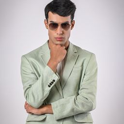 John Jacobs Unisex Brown Lens & Gold-Toned Aviator Sunglasses with Polarised and UV Protected Lens-image-75