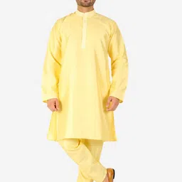 Pro-Ethic Style Developer Men Pure Silk Kurta with Churidar-image-71