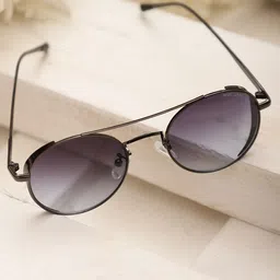 MARC LOUIS Aviator Sunglasses With UV Protected Lens ML B80-314-08 GREY SG-6
