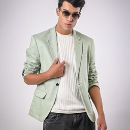 John Jacobs Unisex Green Lens & Silver-Toned Round Sunglasses with UV Protected Lens-54