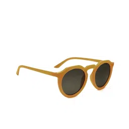 Peter Jones Eyewear Unisex Round Sunglasses with UV Protected Lens-3319BR-25