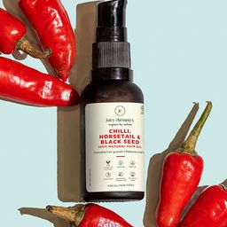 Juicy Chemistry Chilli, Horsetail and Blackseed Hair Oil-34