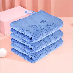 Kuber Industries Blue 6 Pieces Printed Cotton Lint-Free Kitchen Towels-9