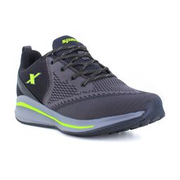 Sparx Men Grey Mesh Running Non-Marking Shoes-4