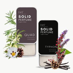 EM5 Solid Set Of 2 Quad & Typhon Cologne Perfume - 12g Each image 1