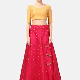 Studio Shringaar Woven Design Maxi Skirt-picture-55