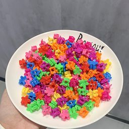 LYTIX Girls 50-Pcs Flower Hair Clips-image-9