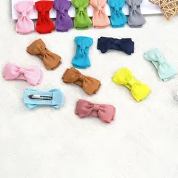 LYTIX Girls Set Of 12 Lace Tic Tac Hair Clip-106