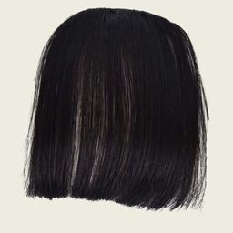 VAGHBHATT Human Hair Clip-On Air Bangs Fringe Hair Extensions - Black 13-image-23