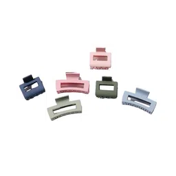 CHRONEX 6-Pcs Small & Big Rectangle Claw Clips-32