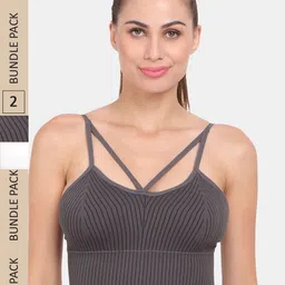 Amour Secret Pack of 2 Lightly Padded Sports Bra-image-38