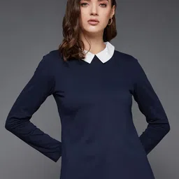 Miss Chase Peter Pan Collar Regular Top-image-73