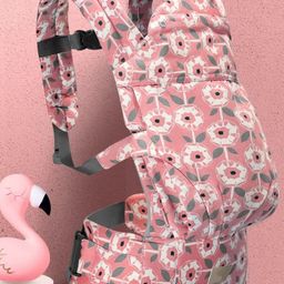 Polka Tots Infants Floral Printed Cotton Baby Carrier-image-19