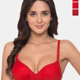 KOMLI Pack Of 3 Medium Coverage Heavily Padded Bra With All Day Comfort-18