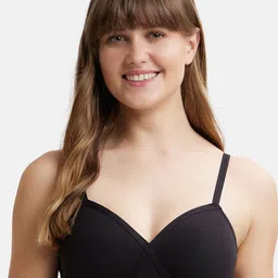 Jockey Medium Coverage Lightly Padded T-shirt Bra With All Day Comfort-6