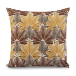 WAXWINGO Brown & Orange Floral Square Cushion Covers-image-49