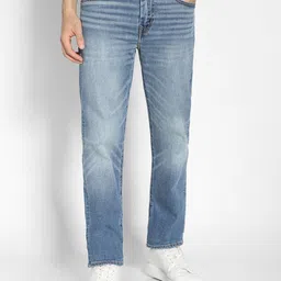 AMERICAN EAGLE OUTFITTERS Men Straight Fit Low Distress Heavy Fade Jeans-picture-48