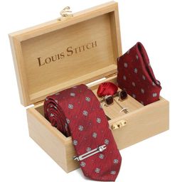 LOUIS STITCH Printed Necktie Accessory Gift Set-picture-13