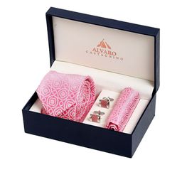 Alvaro Castagnino Men Pink Accessory Gift Set-image-88