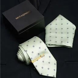 MUTAQINOTI Men Printed Formal Accessory Gift Set-26
